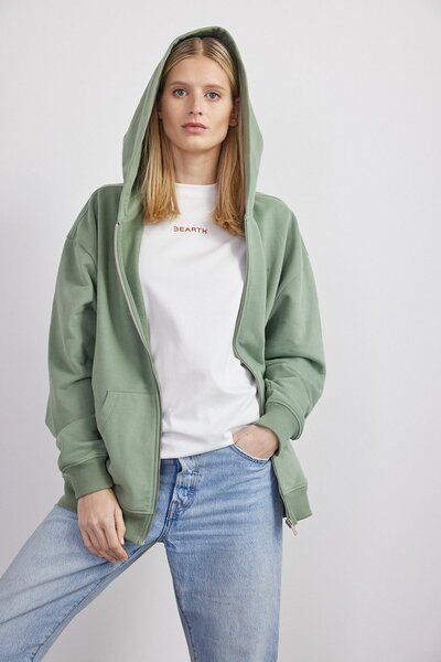 BEARTH Zip Hoodie Unisex Bio-Baumwoll Mix