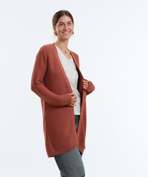 GARY MASH Long-Cardigan Alamo aus Biobaumwolle