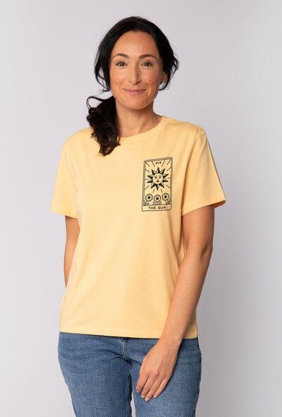 watapparel T-Shirt Frauen Tarot The Sun