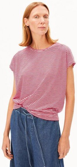 ARMEDANGELS SLUB JERSEY STRIPE Damen T-Shirt aus Bio-Baumwolle