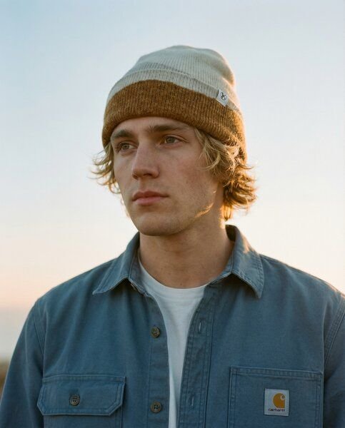 Zeachild TidalWave Beanie Unisex aus recyceltem Polyester