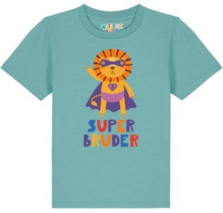 watabout.kids T-Shirt Kinder Löwe Superbruder
