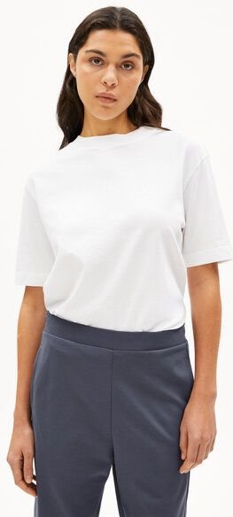 ARMEDANGELS TARJAA Damen Heavyweight T-Shirt aus recyceltem Baumwoll Mix