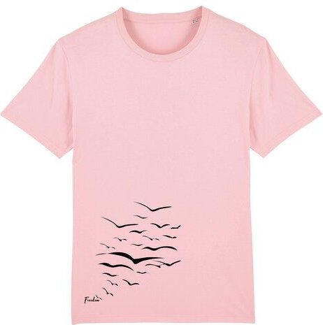 Human Family Bio Unisex T-Shirt "Create - Free Birds" in verschiedenen Farben