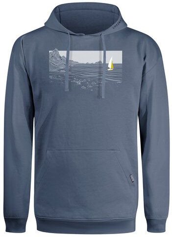 GREENBOMB Nature Cliffsail Joy - Gemütlicher Hoodie aus Bio-Baumwolle / hochwertiger Print / GOTS / Fair & Vegan