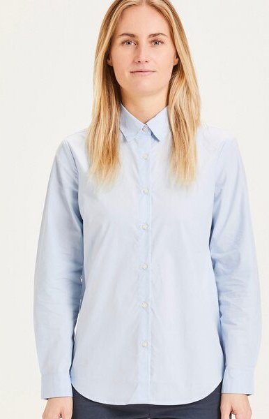KnowledgeCotton Apparel Danica Classic Slim Fit Shirt