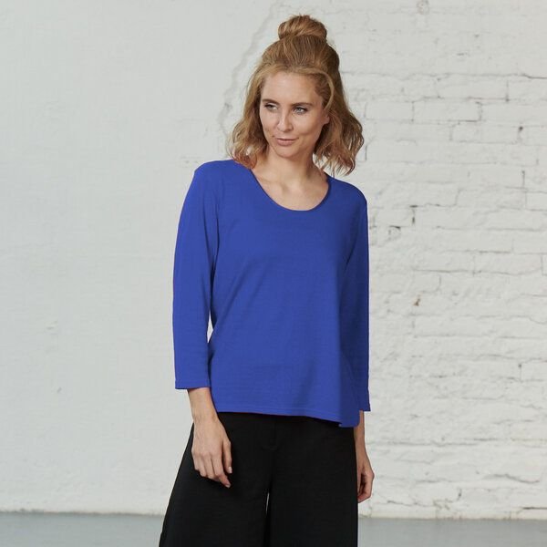 Kokon Zwo Rundhalsshirt 3/4-Arm 100% Bouretteseide