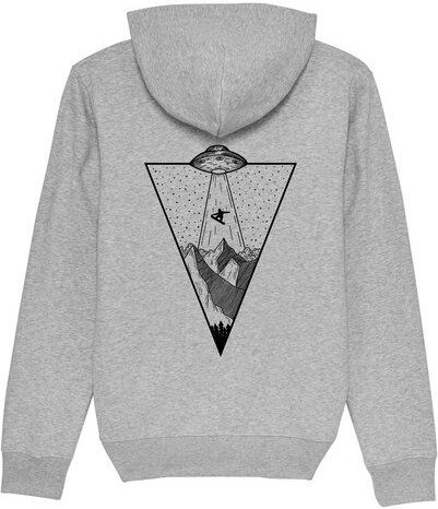 mate Snowboard Spaceship Unisex Premium Hoodie