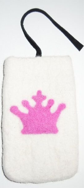 short'n'pietz handgefilzte IPhone-Hülle aus 100% Schafswolle