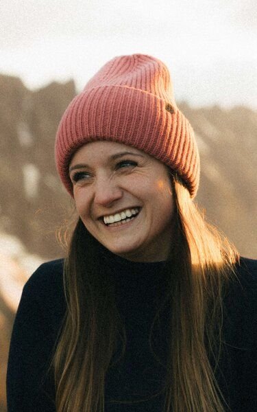 Kopyto PANDA - Große Flauschige Mütze aus 100% Merinowolle RWS-zertifiziert