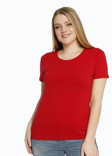 Bruno Barella Damen T-Shirt 3er Pack – GOTS-zertifiziert aus Bio-Baumwolle aus der Ägäis (Schwarz, Rot, Weiß)