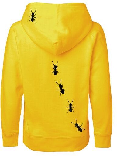 HANDGEDRUCKT "Ameisen" Kinder-Hoody
