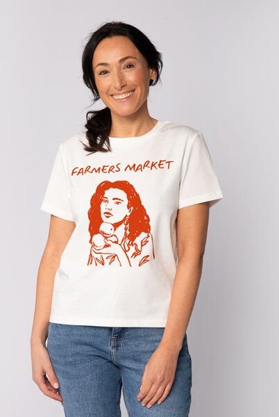 watapparel T-Shirt Frauen Farmers market