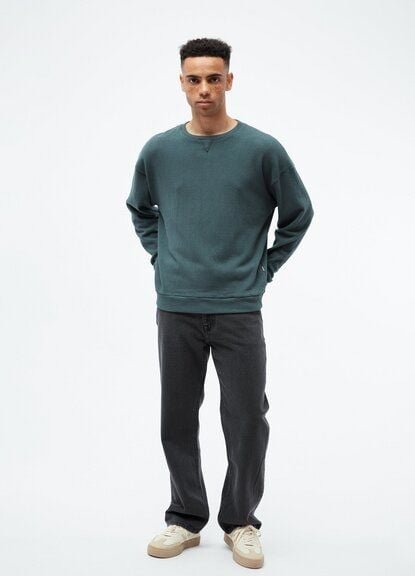 Thumbnail - Givn Berlin Sweater GBCEDRICO loose Fit aus recycelter Baumwolle