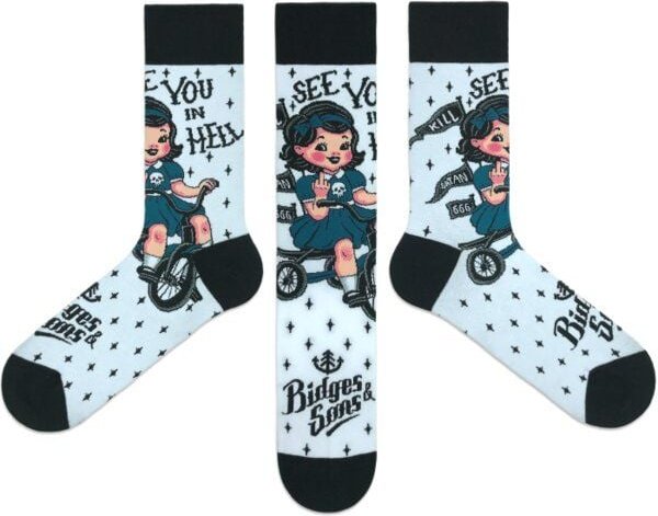 Bidges&Sons "See you in hell" Socken