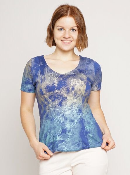 Peaces.bio - handbedruckte Biomode Bachgeflüster Edelshirt