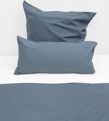 erlich textil Michel Kopfkissenbezug aus Bio-Baumwolle, Leinen Mix, made in Europe