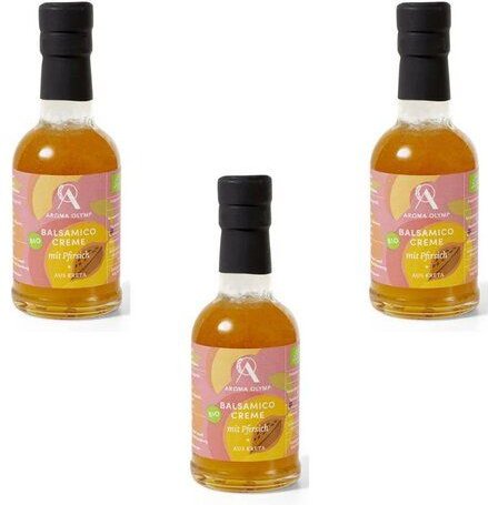Aroma Olymp Bio Balsamico Creme mit Pfirsich