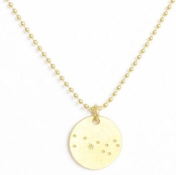 renna deluxe Sternzeichen Kette Gold