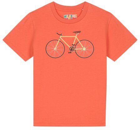 watabout.kids T-Shirt Kinder Yellow Bike