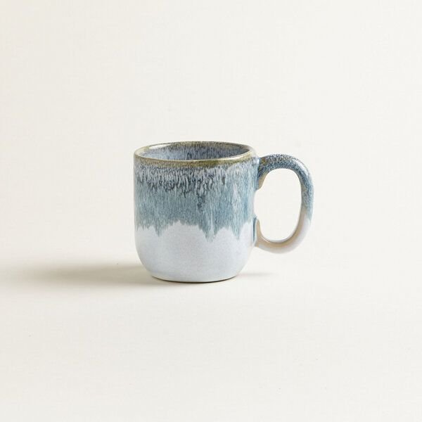 onomao Handgemachte Tasse mit Henkel aus Steinzeug | Kollektion TRADITIONELL