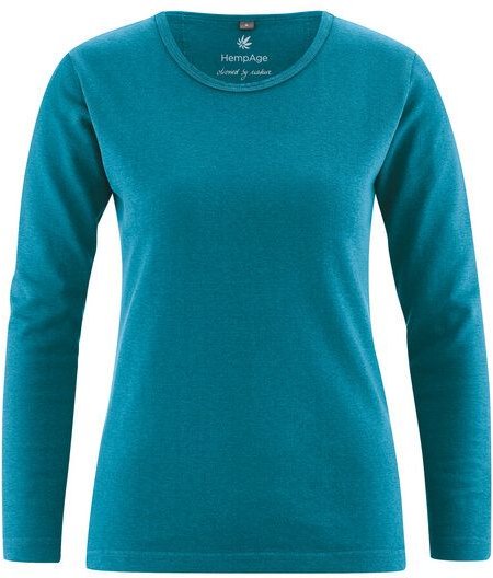 HempAge Langarmshirt Basic Hanf/Biobaumwolle