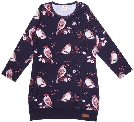 Kinder Sportkleid aus Bio-Baumwolle in Dunkelblau – GOTS-zertifiziert, Walkiddy