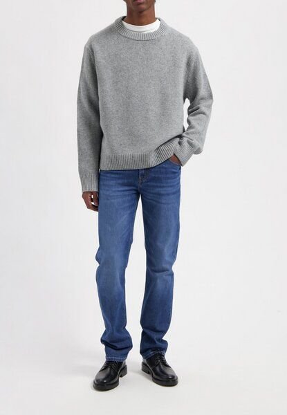 MUD Jeans Herren Jeans Straight Leg "Bryce - Authentic Indigo"