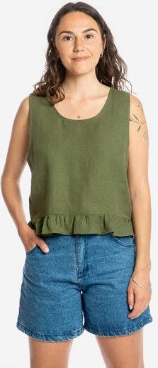 Matona Ärmelloses Top | Gathered Top | aus Leinen