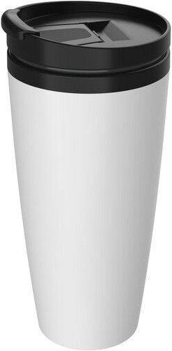 elasto Kaffeebecher to go - Thermobecher auslaufsicher mit Klappdeckel