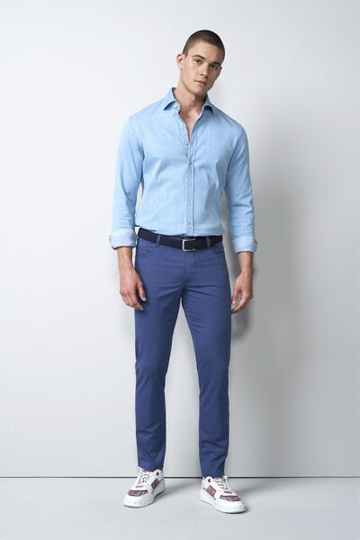 M 5 BY MEYER Five Pocket im Mikro Print