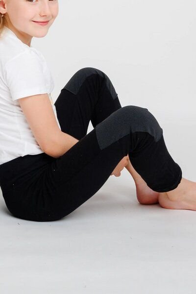 Babbily Sport Leggings aus Bio-Baumwolle - verstärkte Knie