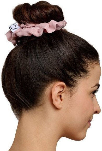Qupro Scrunchies 2er - ultraglatt mit Cupro, innen Sprialgummi