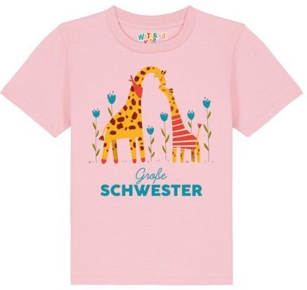 watabout.kids T-Shirt Kinder Giraffe Große Schwester