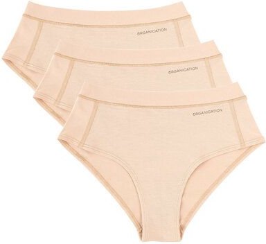 ORGANICATION ESSENTIALS-KAREN-Hipster aus supersoftem TENCEL Modal-Mix im 3er-Pack