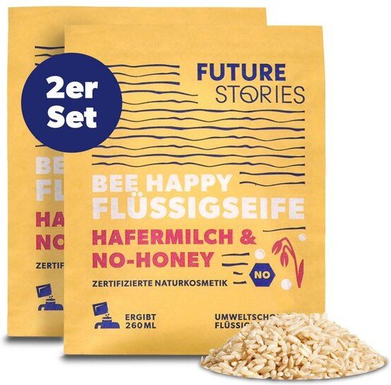 FUTURE STORIES Handseife - Flüssigseife Naturkosmetik 260 ml vers. Düfte