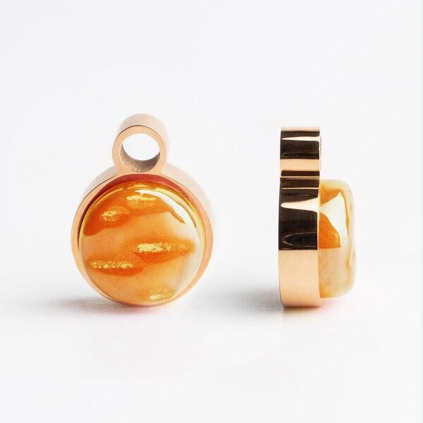 ALEXASCHA Anhänger für Ohrringe | Mix & Match Charms | Roségold