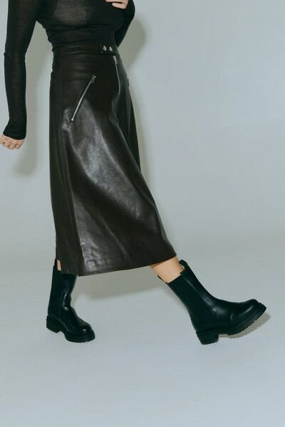 Jutelaune Black Chelsea High Boots