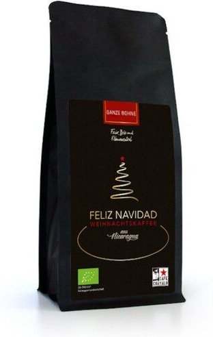 Café Chavalo Kaffee "Feliz Navidad" (bio), 250g, ganze Bohne