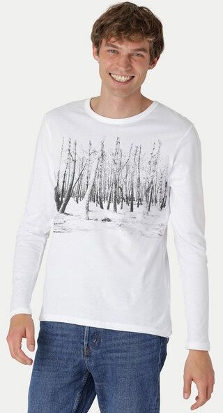 Thumbnail - Peaces.bio - handbedruckte Biomode Herren Langarmshirt Woodland