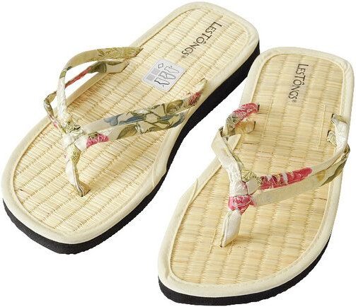 Les Tôngs Juncus-D - Offene Zimtsandalen - vegane & Gesunde Zimtsohle Flip Flops