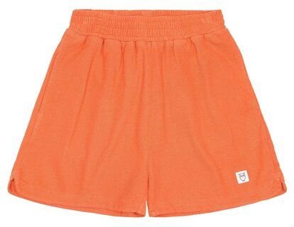 KnowledgeCotton Apparel Posey Elastic Waist Bouclé Shorts - Damen Kurze Hose aus Bio-Baumwolle