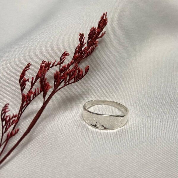 pakilia Ring "Diadema martillado" #8