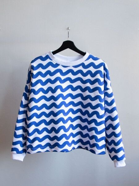 Ecostories Oversized Sweatshirt Welle