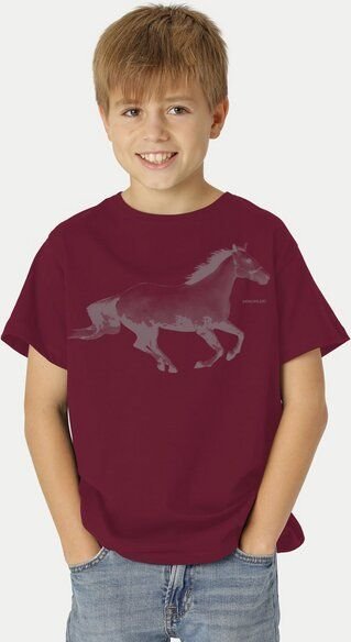 Peaces.bio - handbedruckte Biomode Bio-Kinder T-Shirt Horsepower