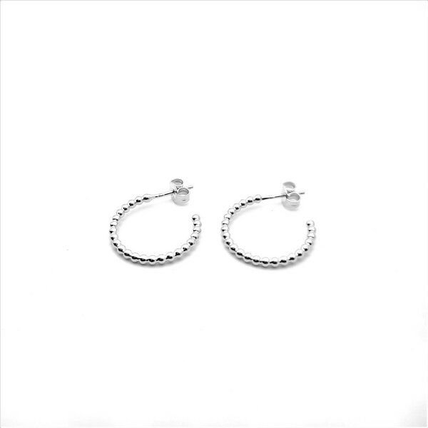 MOANINA Ohrringe Hoops Chia - 925 Silber/18k Gold Vermeil