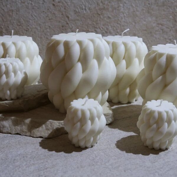 Milk & Honey Giant Bubbly Design Kerze