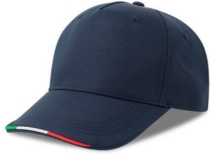 Atlantis Headwear Atlantis Cap Basecap Kappe Cappy kontrastierende Paspeln in Farben der italienischen Flagge