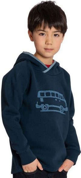 Elkline Kinder Hoodie Fablab | Bulli Stick in Frottieroptik auf der Brust | lizenziert von Volkswagen