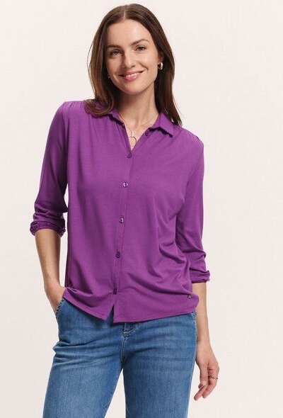 TRANQUILLO Jerseybluse Kaaty aus EcoVero Viskose (1080001)